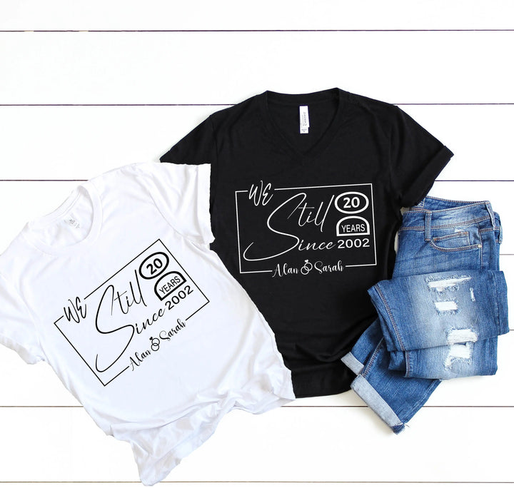Custom Wedding Anniversary Shirt - Personalized 20th Anniversary Gift Shirtprintingcenter