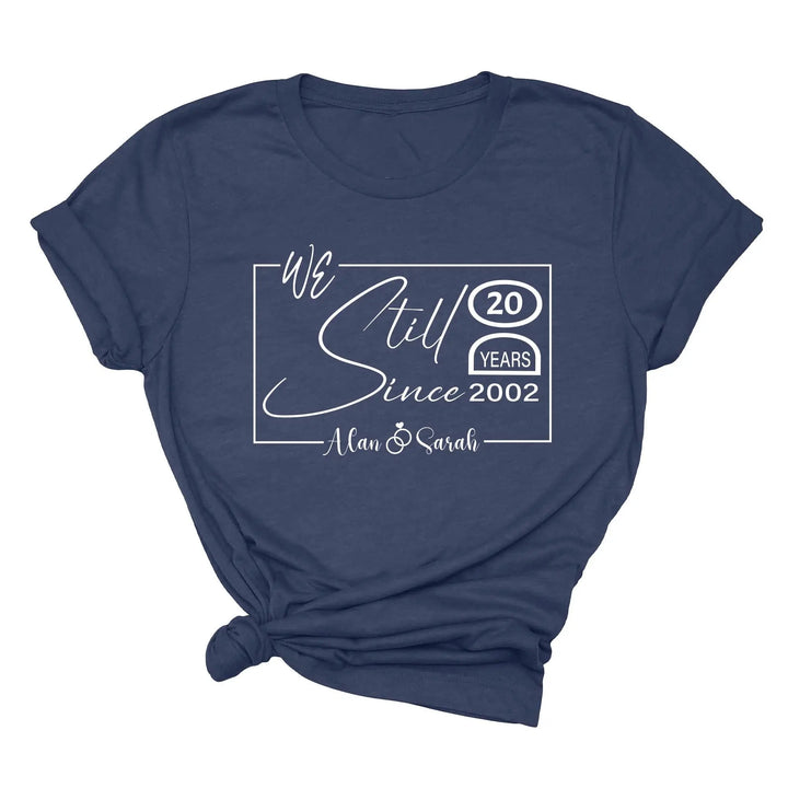 Custom Wedding Anniversary Shirt - Personalized 20th Anniversary Gift Shirtprintingcenter