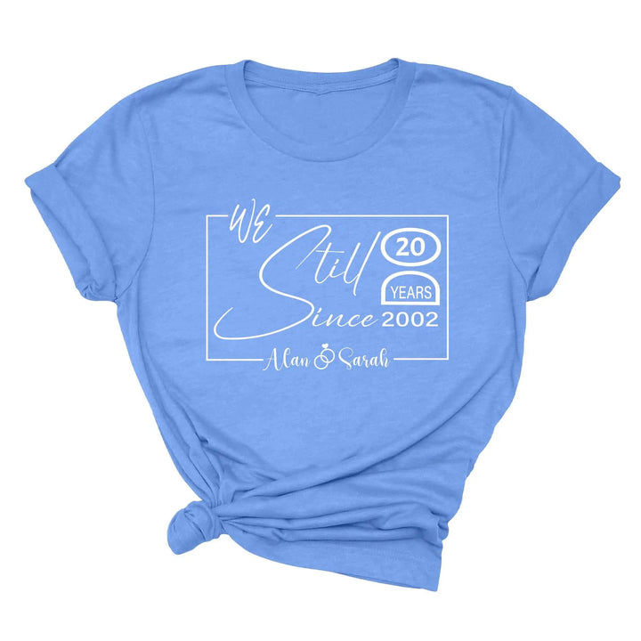 Custom Wedding Anniversary Shirt - Personalized 20th Anniversary Gift Shirtprintingcenter