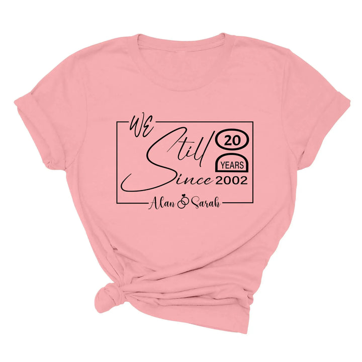 Custom Wedding Anniversary Shirt - Personalized 20th Anniversary Gift Shirtprintingcenter