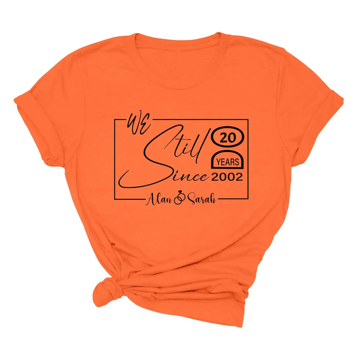 Custom Wedding Anniversary Shirt - Personalized 20th Anniversary Gift Shirtprintingcenter