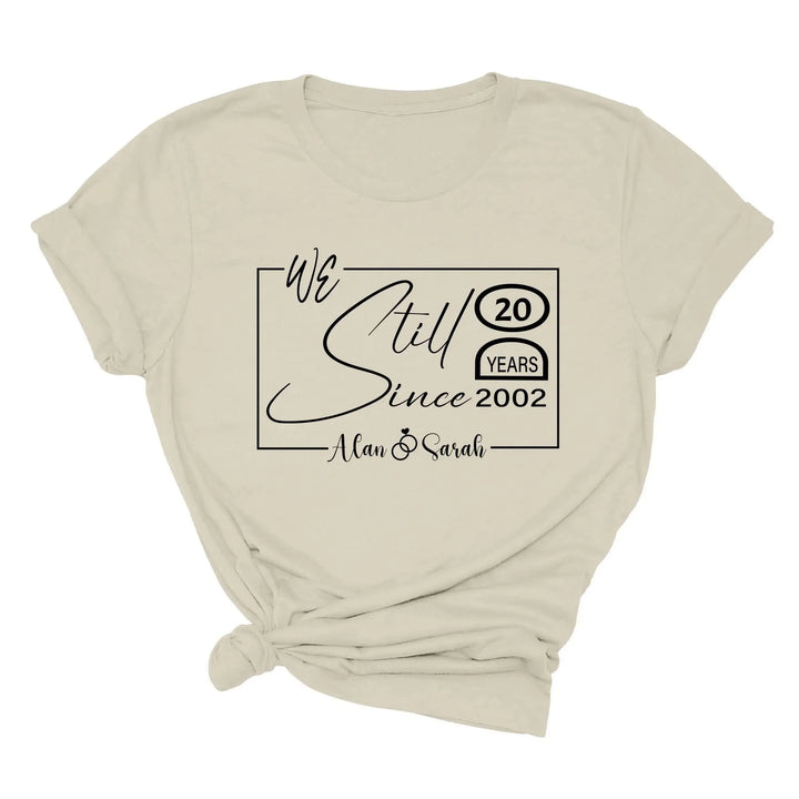 Custom Wedding Anniversary Shirt - Personalized 20th Anniversary Gift Shirtprintingcenter