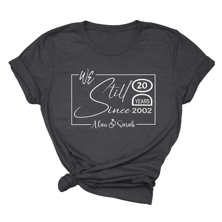 Custom Wedding Anniversary Shirt - Personalized 20th Anniversary Gift Shirtprintingcenter