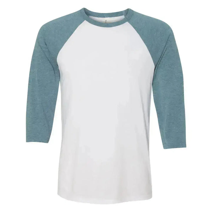 Bella + Canvas Sleeve 3/4-Baseball T-Shirt, Raglan Tshirt 3200 toddler