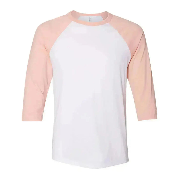 Bella + Canvas Sleeve 3/4-Baseball T-Shirt, Raglan Tshirt 3200 toddler