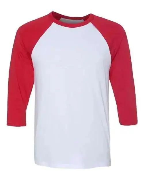 Bella + Canvas Sleeve 3/4-Baseball T-Shirt, Raglan Tshirt 3200 Unisex