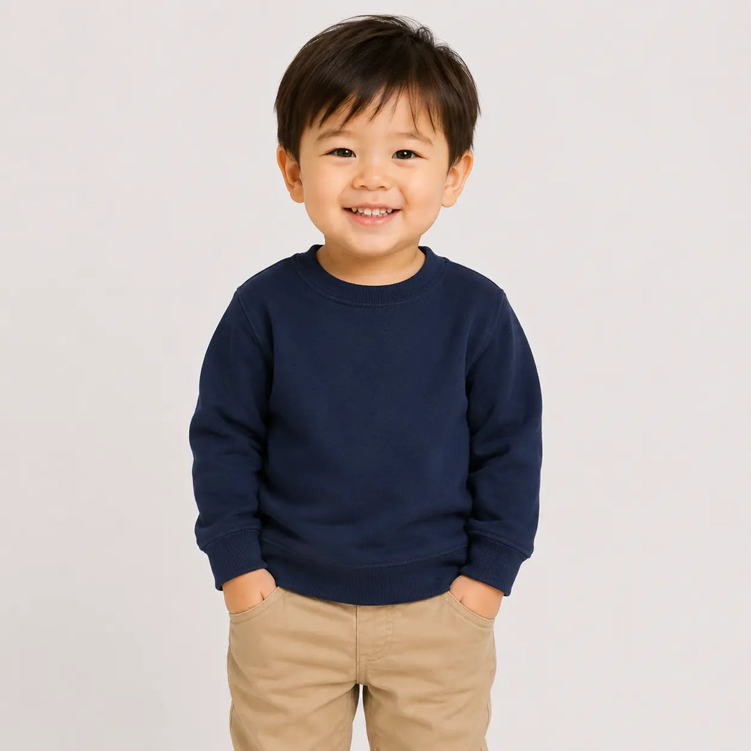 Customize Bonita Cotton Soft Style Blank Toddler Size Sweatshirt