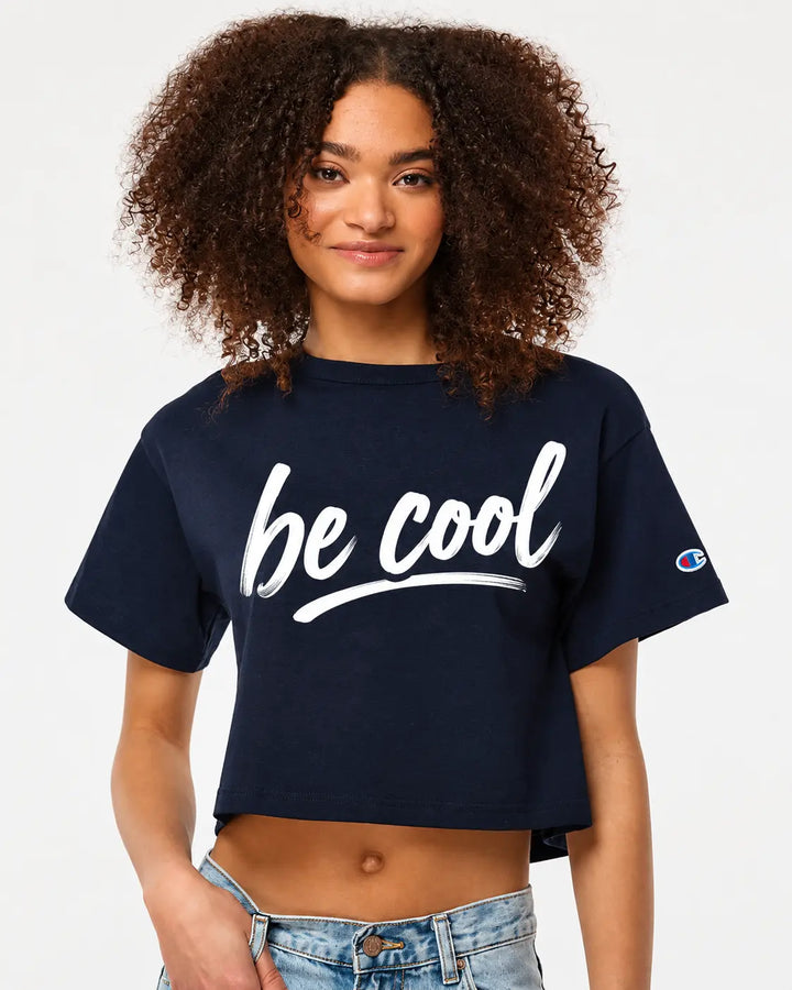 Customize Champion Women's Heritage Jersey Crop T-Shirt - T453W