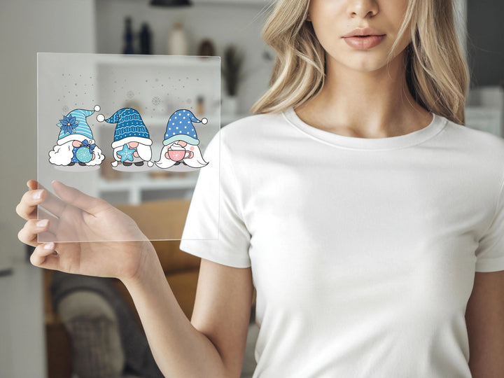 Cute Gnomes Christmas DTF Transfer | Ho Ho Ho Holiday Tee