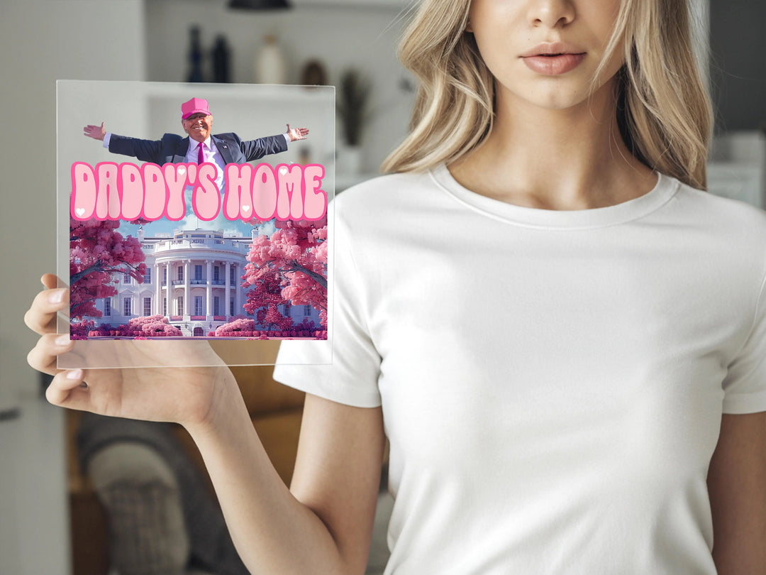 Transferencia de DTF de Papá en Casa Blanca | Trump 2025 DTF