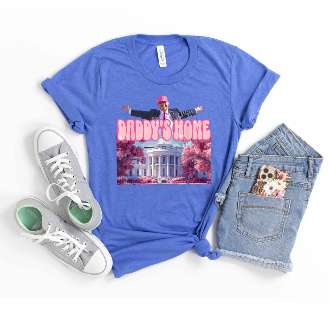 Daddy’s Home Shirt | Trump 2025 White House Shirt Shirtprintingcenter
