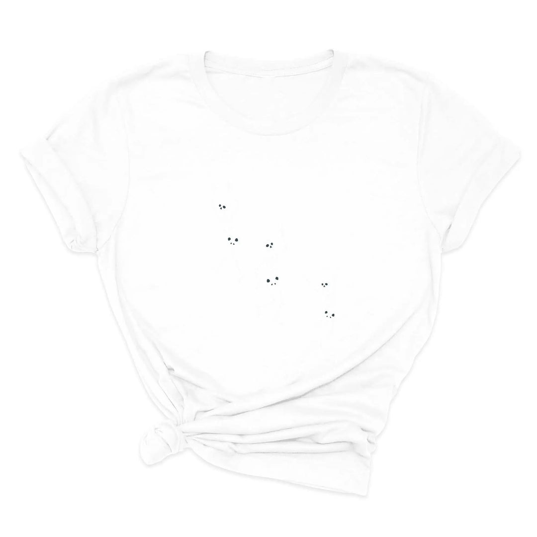 Dancing Skeleton Halloween Party Shirt | Spooky Season Minimalist Fall Tee Shirtprintingcenter