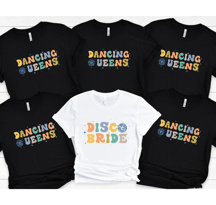 Disco Bachelorette Party Shirts - 90s Bride Squad & Crew Tees Shirtprintingcenter