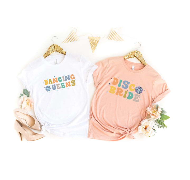 Disco Bachelorette Party Shirts - 90s Bride Squad & Crew Tees Shirtprintingcenter