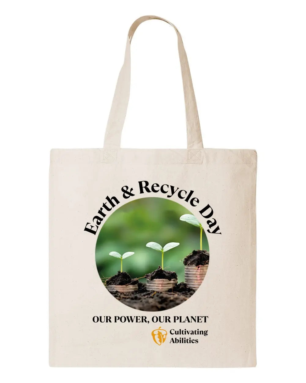 Eart Day Tote Bag, Every purchase supports our partner’s mission to protect the planet and empower communities.