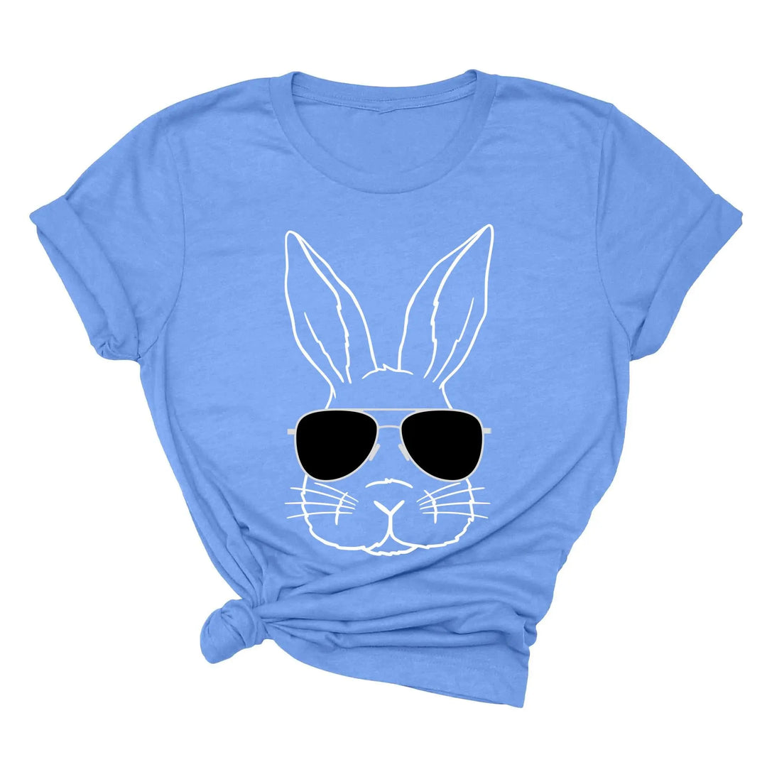 Easter Bunny Shirt - Sunglasses Raglan & Peeps Kids Tee Shirtprintingcenter