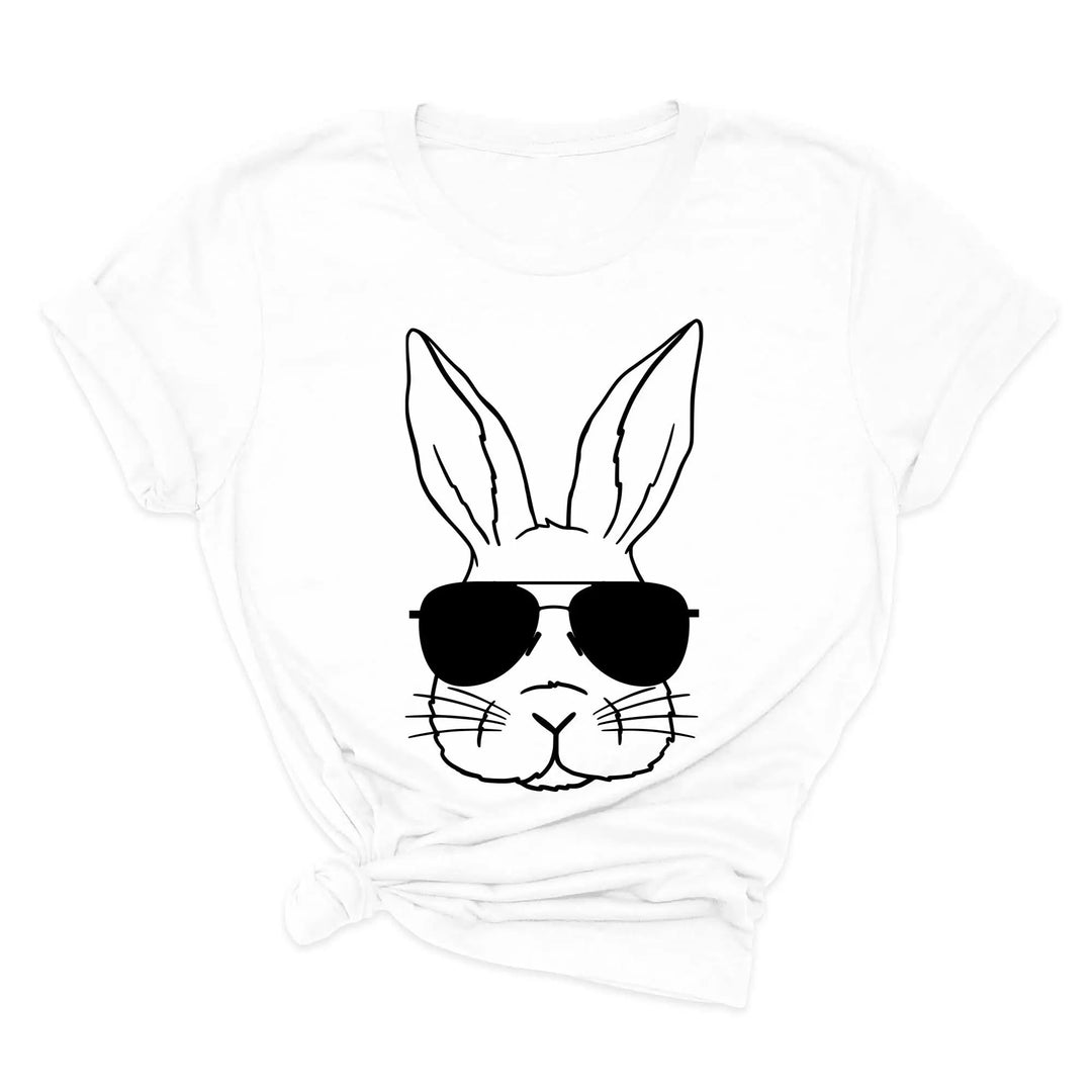 Easter Bunny Shirt - Sunglasses Raglan & Peeps Kids Tee Shirtprintingcenter