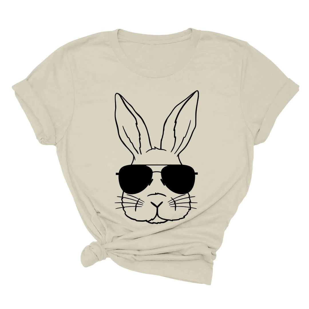Easter Bunny Shirt - Sunglasses Raglan & Peeps Kids Tee Shirtprintingcenter