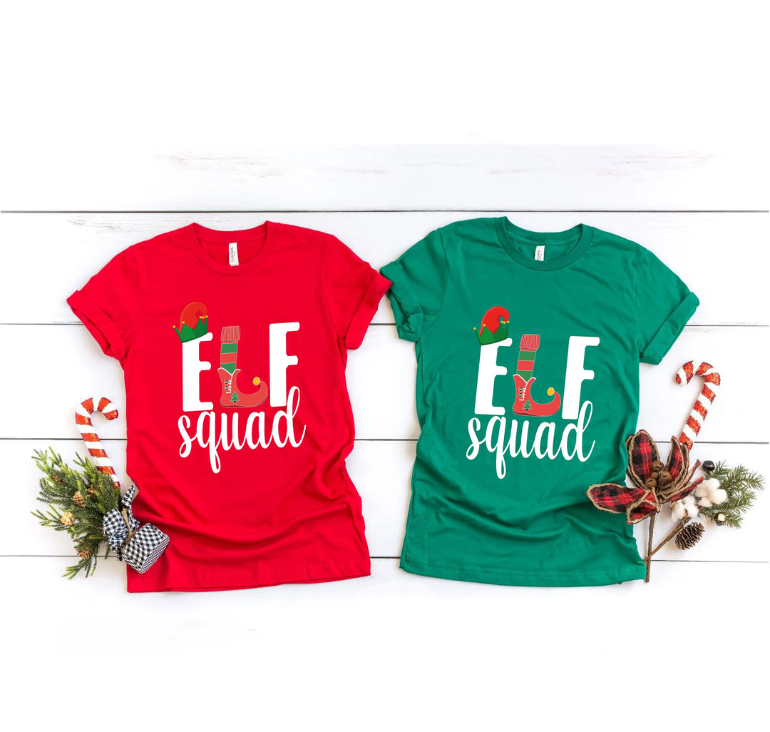 Elf Squad Shirt | Christmas Matching Family Shirts Shirtprintingcenter
