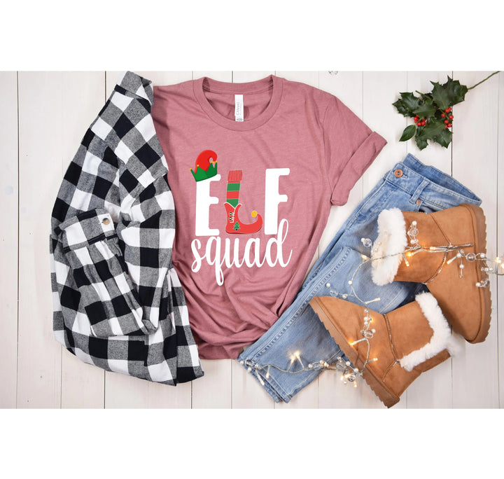 Elf Squad Shirt | Christmas Matching Family Shirts Shirtprintingcenter