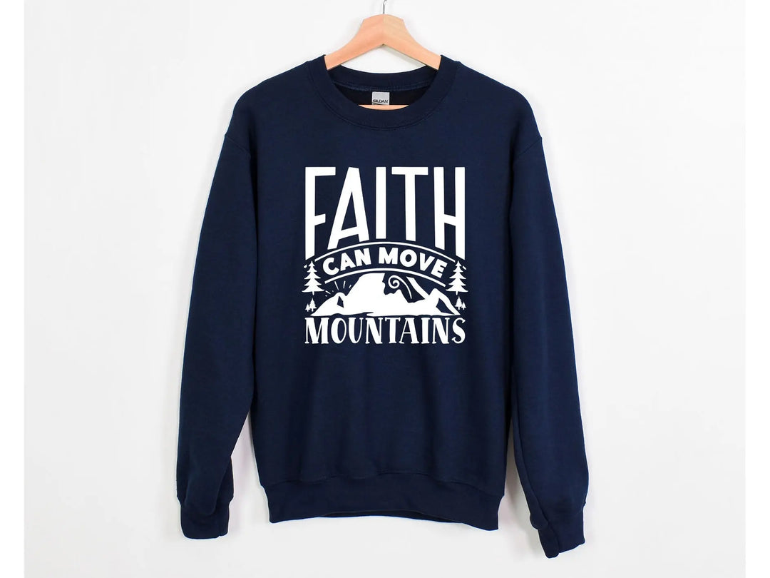 Faith Cross Sweatshirt - Christian Gift | Love & Grace Design Shirtprintingcenter