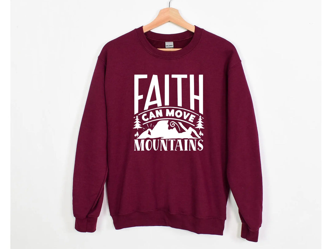 Faith Cross Sweatshirt - Christian Gift | Love & Grace Design Shirtprintingcenter