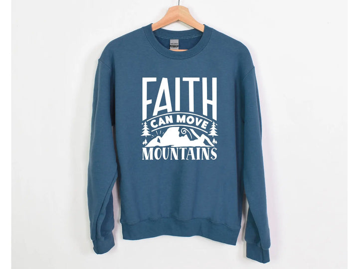 Faith Cross Sweatshirt - Christian Gift | Love & Grace Design Shirtprintingcenter