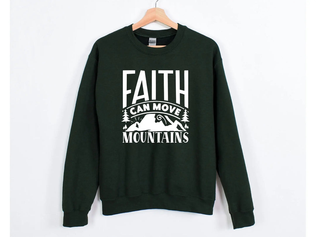 Faith Cross Sweatshirt - Christian Gift | Love & Grace Design Shirtprintingcenter