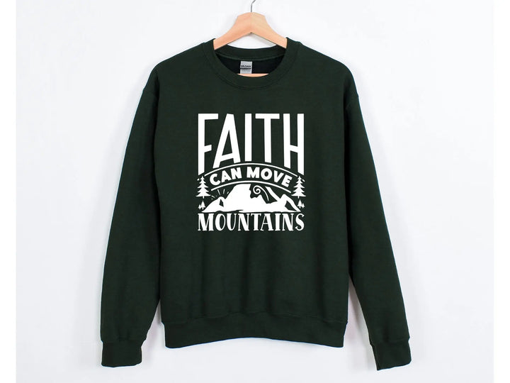 Faith Cross Sweatshirt - Christian Gift | Love & Grace Design Shirtprintingcenter