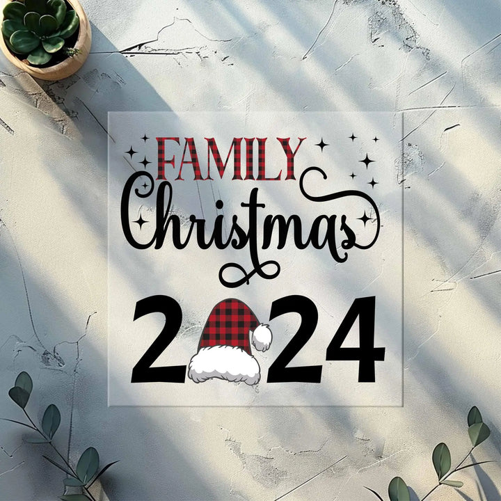 Family Christmas 2025 DTF Transfers, Ready to Press Bulk Heat Transfers