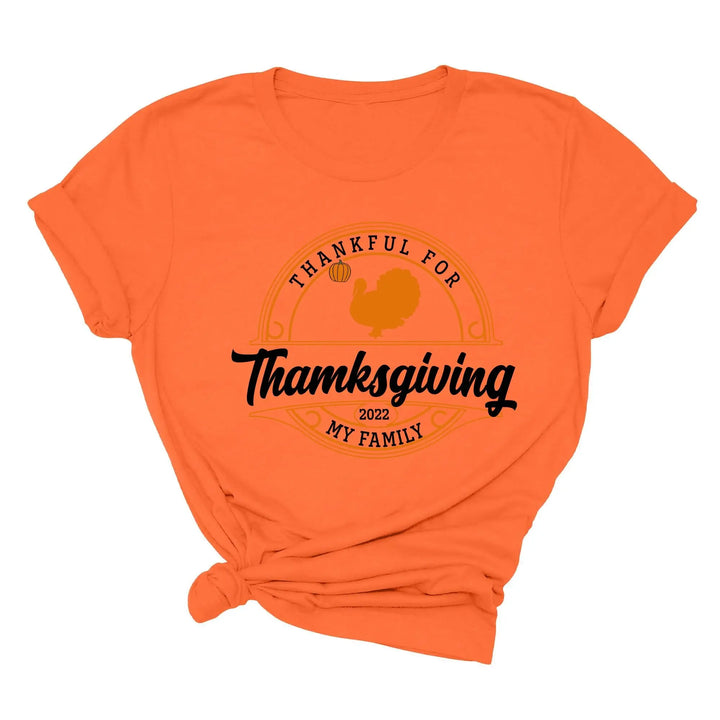 Family Thanksgiving 2025 Shirt | Matching Thanksgiving Shirts Shirtprintingcenter