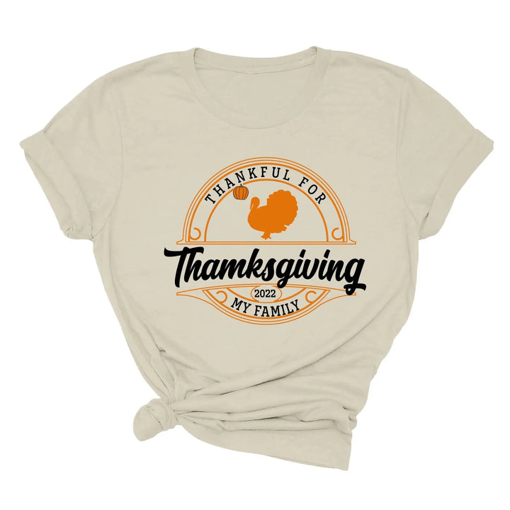 Family Thanksgiving 2025 Shirt | Matching Thanksgiving Shirts Shirtprintingcenter
