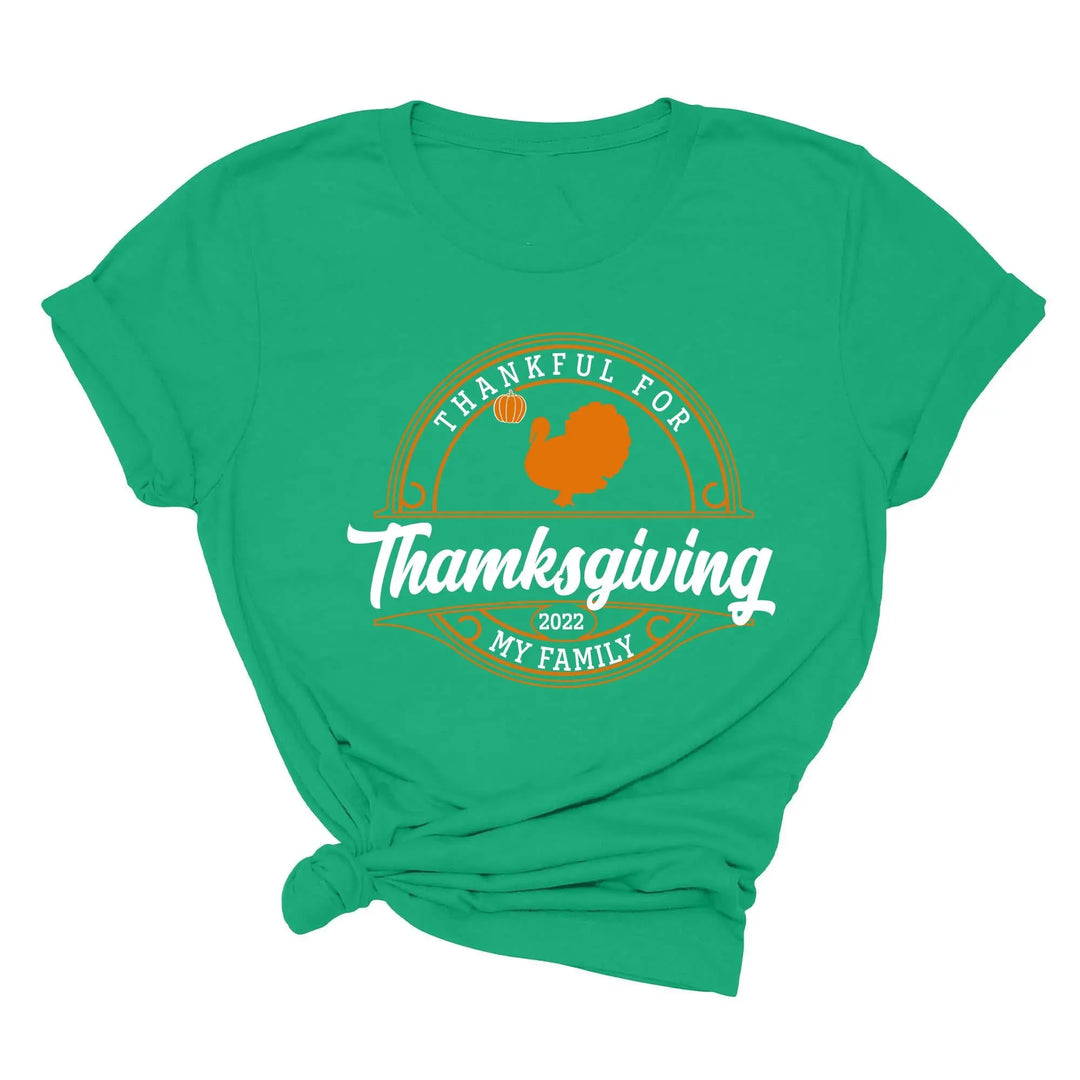 Family Thanksgiving 2025 Shirt | Matching Thanksgiving Shirts Shirtprintingcenter