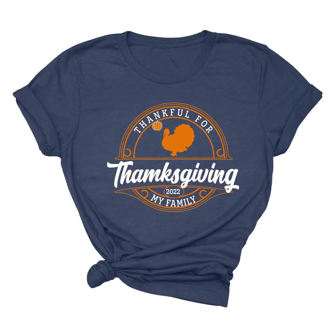 Family Thanksgiving 2025 Shirt | Matching Thanksgiving Shirts Shirtprintingcenter