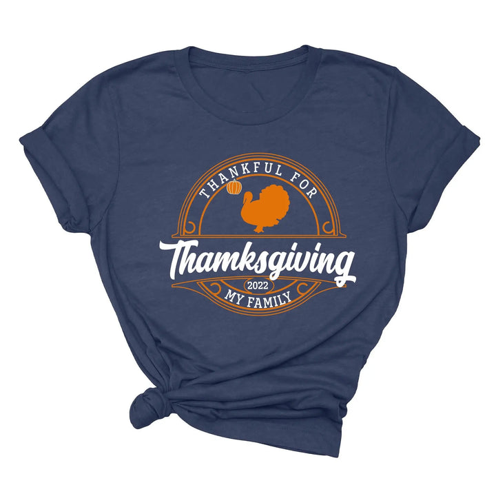 Family Thanksgiving 2025 Shirt | Matching Thanksgiving Shirts Shirtprintingcenter