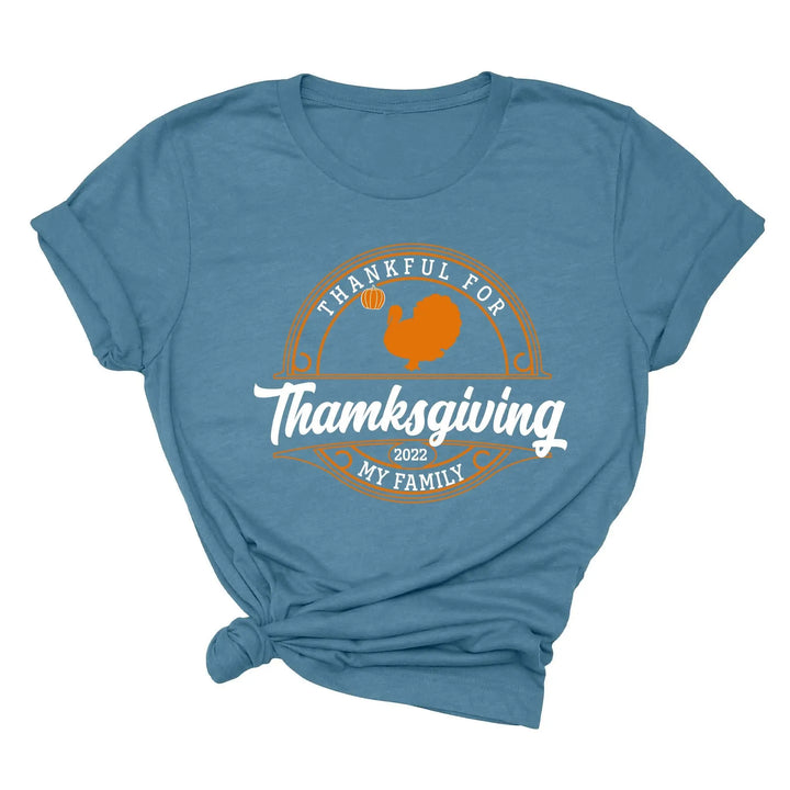 Family Thanksgiving 2025 Shirt | Matching Thanksgiving Shirts Shirtprintingcenter