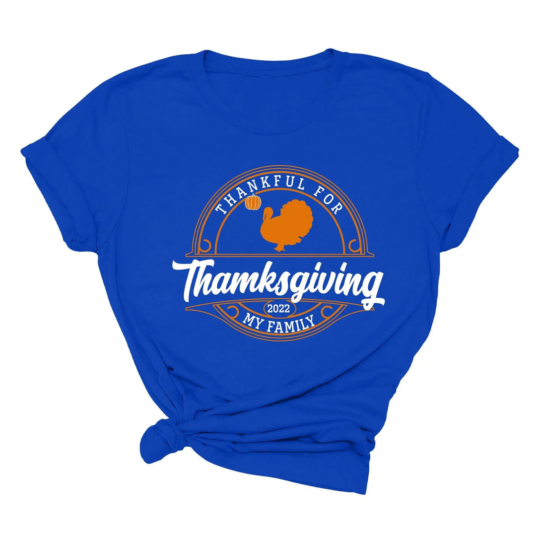 Family Thanksgiving 2025 Shirt | Matching Thanksgiving Shirts Shirtprintingcenter