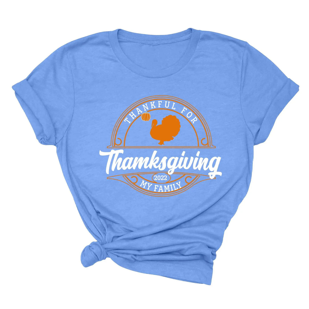 Family Thanksgiving 2025 Shirt | Matching Thanksgiving Shirts Shirtprintingcenter