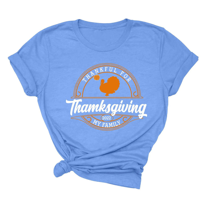 Family Thanksgiving 2025 Shirt | Matching Thanksgiving Shirts Shirtprintingcenter