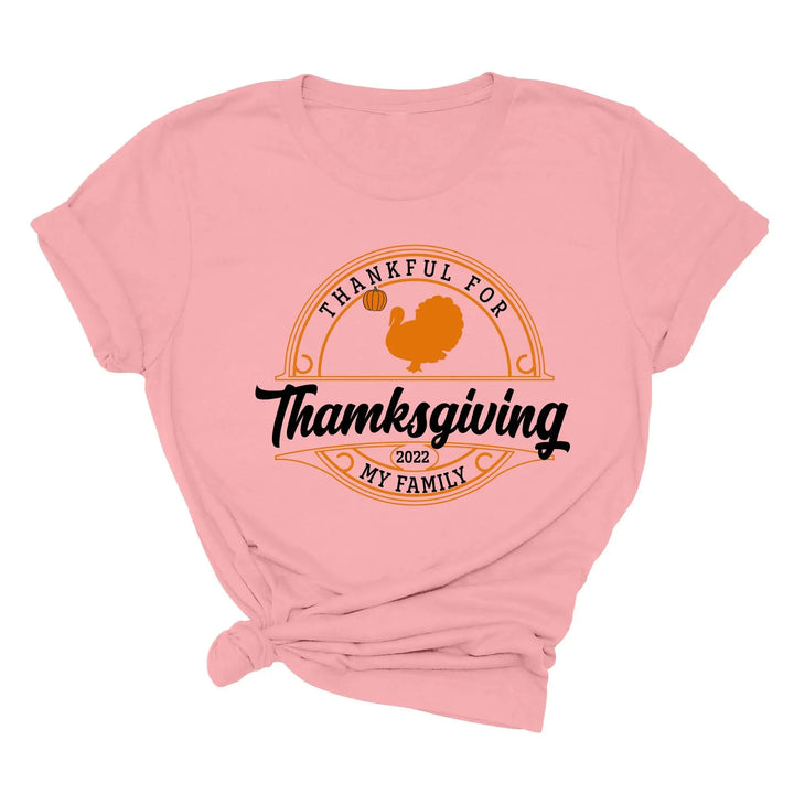 Family Thanksgiving 2025 Shirt | Matching Thanksgiving Shirts Shirtprintingcenter