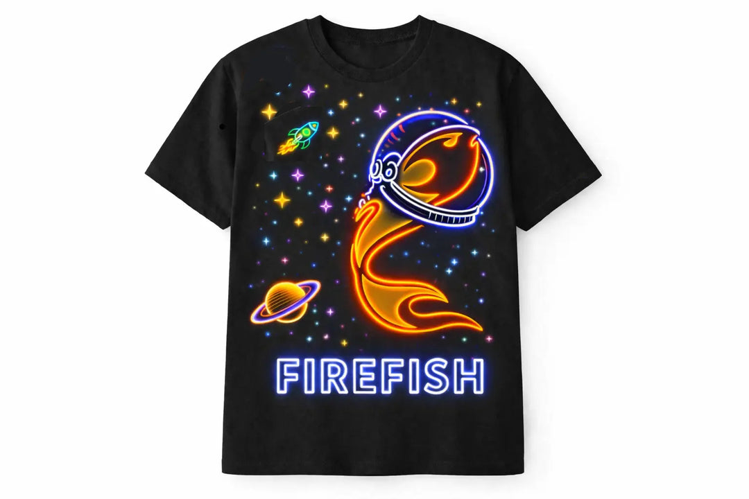 Firefish Swim Team Adult and Youth Unisex Light Cotton T-Shirt