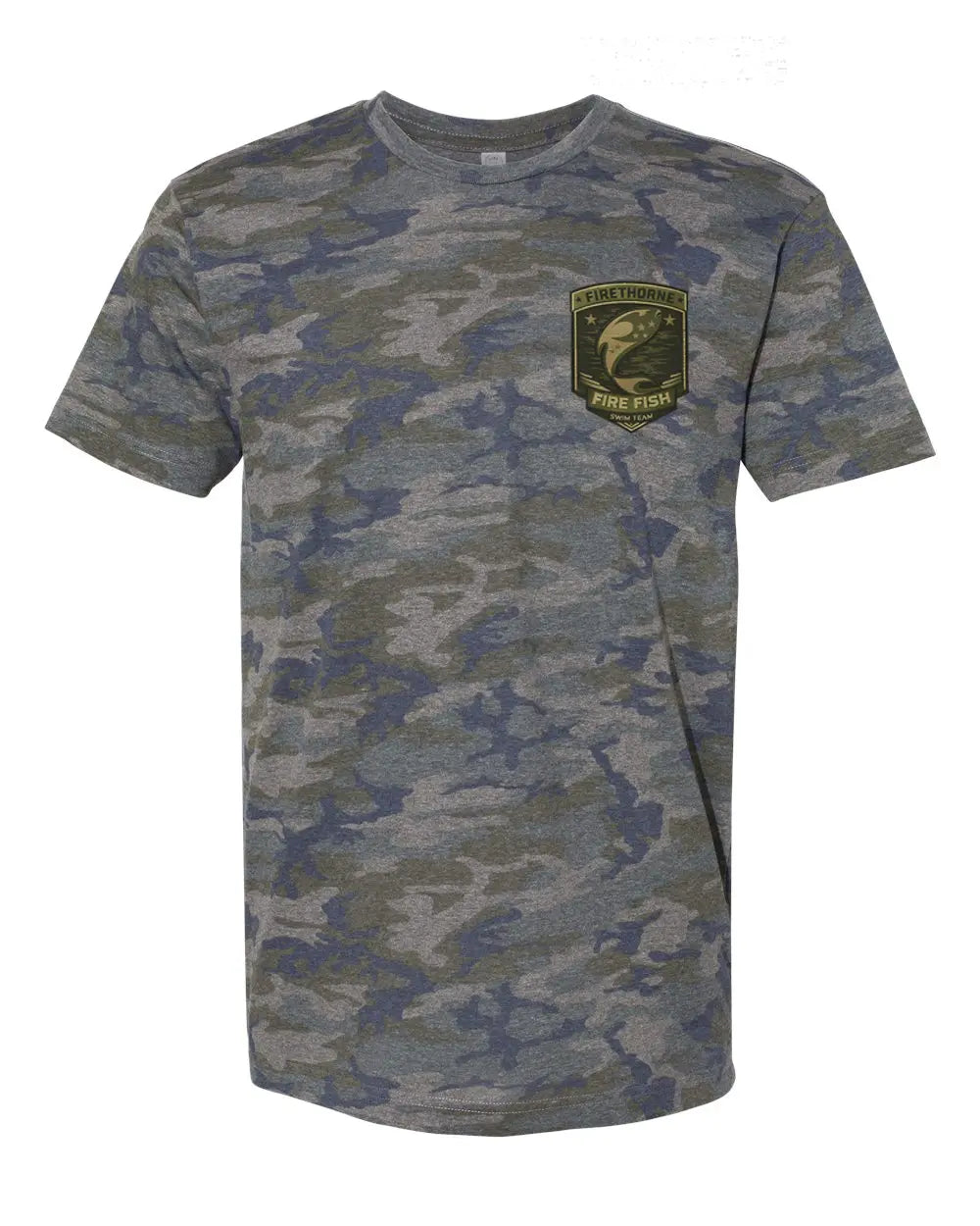 Firethorne Firefish Swim Team Adult and Youth Camo Collection