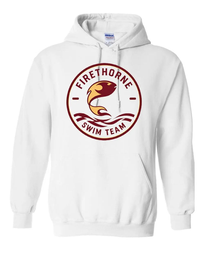 Firethorne Firefish Swim Team Adult and Youth Unisex Sweetshirt and Hoodie