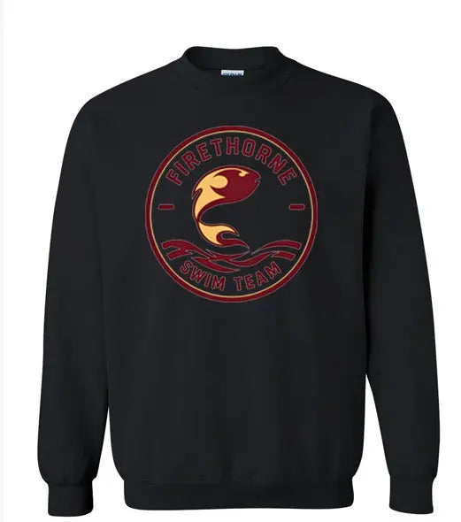 Firethorne Firefish Swim Team Adult and Youth Unisex Sweetshirt and Hoodie