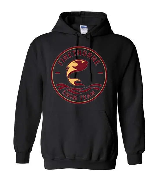 Firethorne Firefish Swim Team Adult and Youth Unisex Sweetshirt and Hoodie