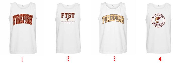 Firethorne Firefish Swim Team Men Tank Top