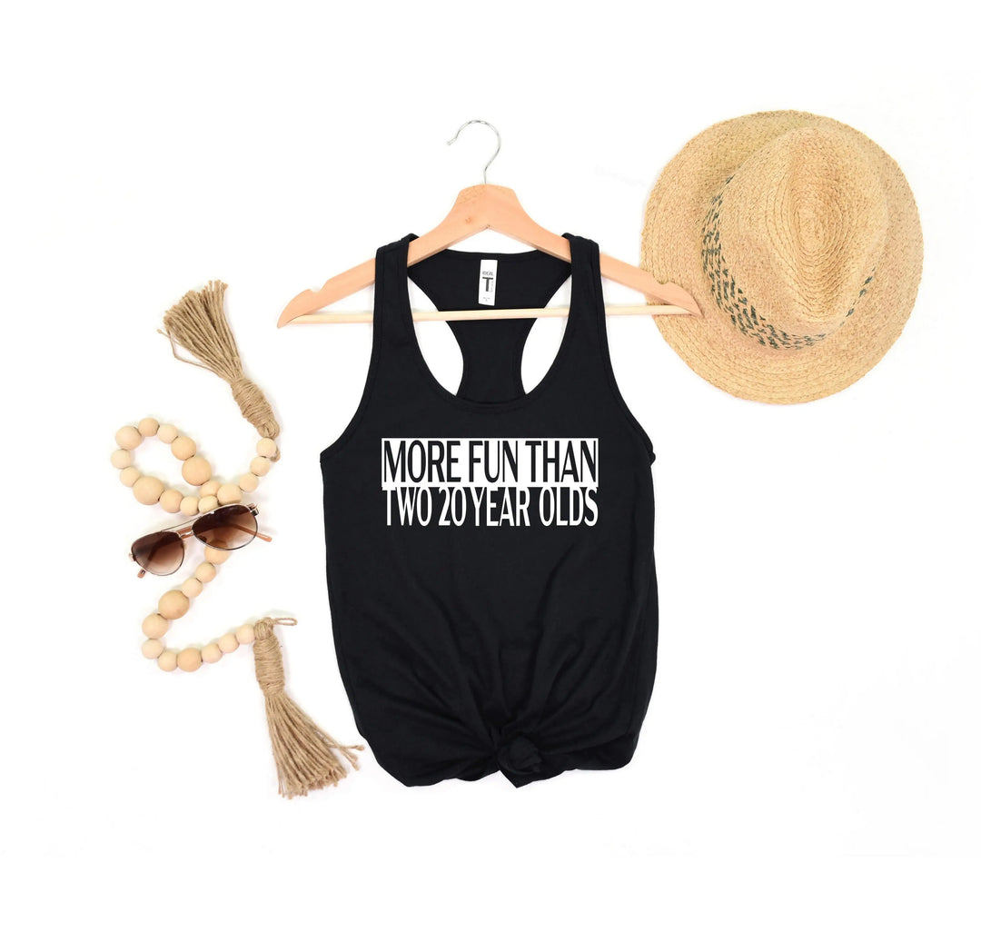 Funny 40th Birthday Shirt or Tank Top for Women - Milestone Gift Shirtprintingcenter