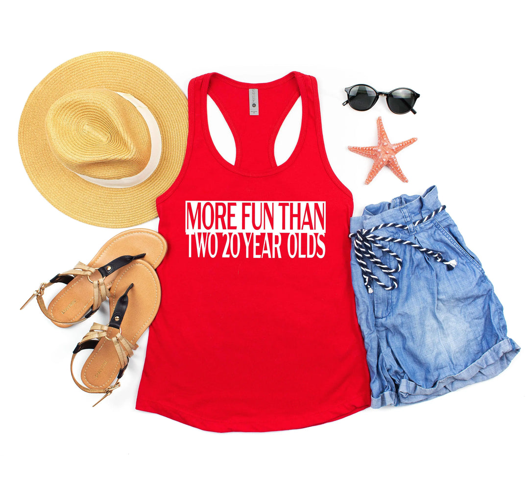Funny 40th Birthday Shirt or Tank Top for Women - Milestone Gift Shirtprintingcenter