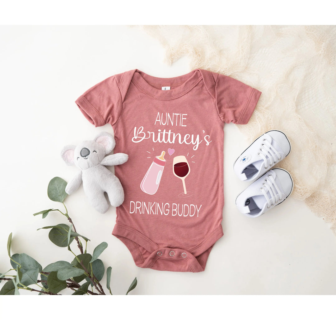Funny Auntie Baby Bodysuit - Custom Gift from Auntie Shirtprintingcenter