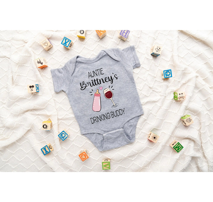 Funny Auntie Baby Bodysuit - Custom Gift from Auntie Shirtprintingcenter